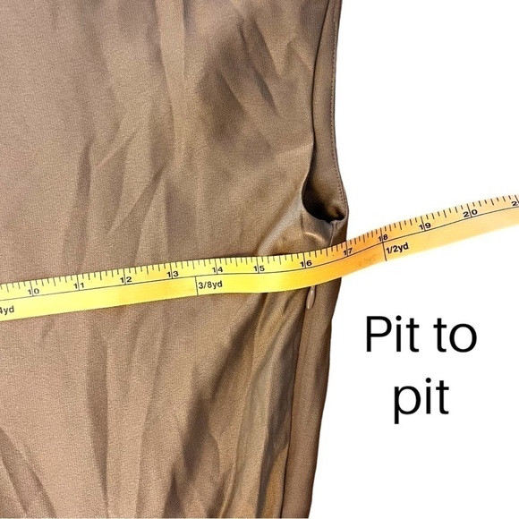 H&M Calf Length Midi Sleeveless Dress with Full & Drapey Plisse Skirt - Picture 5 of 16